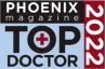 Phoenix Magazine Top Doctor 2022 award badge